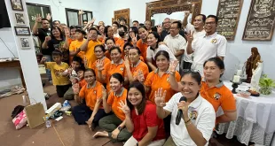 Foto bersama Umat Lingkungan Antonius 4 Paroki Bekasi Utara