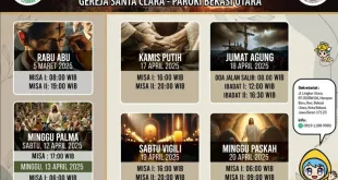 Jadwal Pekan Suci